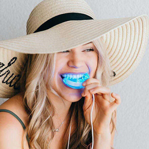 Whiter teeth conveniently and simply at home in just 5-10 days!
